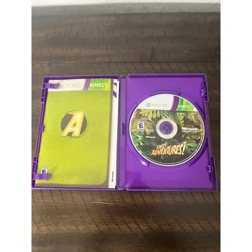 Kinect Adventures! Xbox 360 Game Microsoft Kinect Sensor Required CIB Excellent